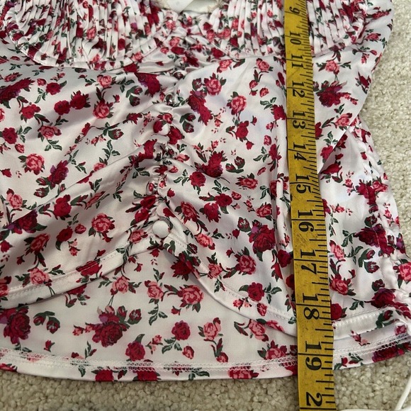 For Love & Lemons Melrose Bustier White Floral Small Sold Out Victorias Secret - Picture 12 of 12